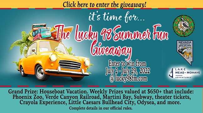Click to enter the Lucky 98 Summer Fun Giveaway